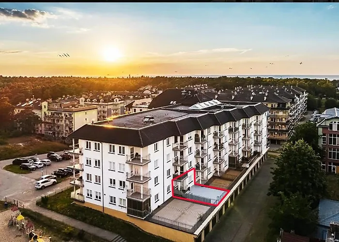 Апартаменты Mieszkanie Z Tarasem Устка